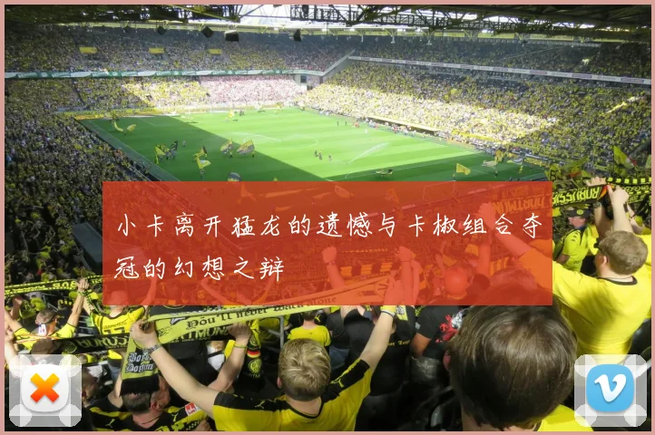 小卡离开猛龙的遗憾与卡椒组合夺冠的幻想之辩